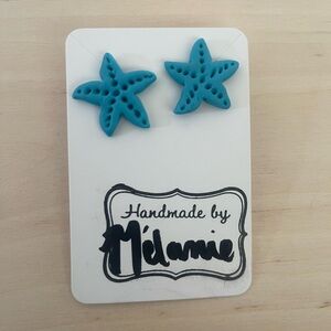Handmade polymer clay earrings